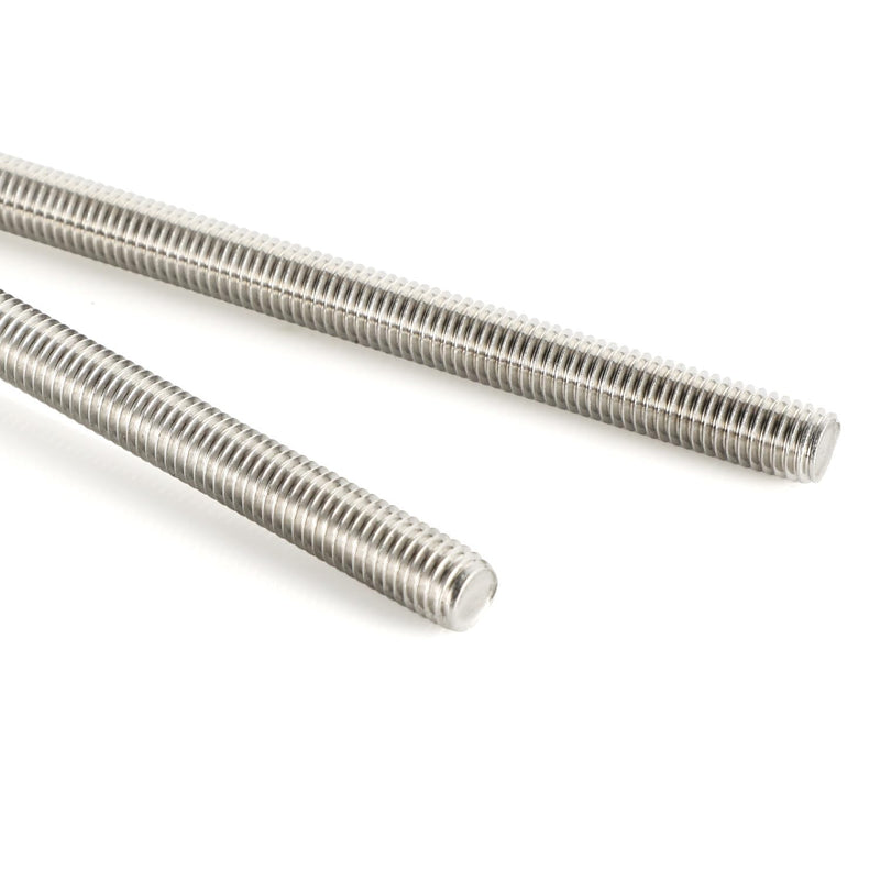 [Australia - AusPower] - M6-1.0 x 300mm Fully Threaded Rods, Long Threaded Studs, Right Hand Threads, All Threaded Rod, 304 Stainless Steel, 2 PCS M6 x 300mm 