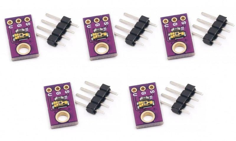 [Australia - AusPower] - 5 pcs TEMT6000 Ambient Light Sensor Module, Simulates The Light Intensity Module Visible Light Sensor. 