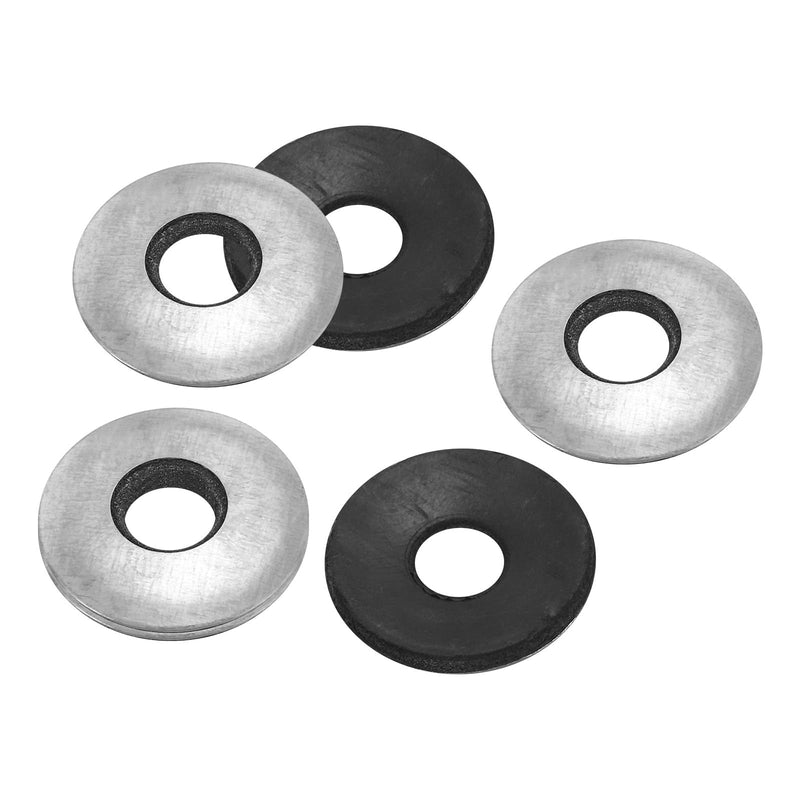 [Australia - AusPower] - PATIKIL 3/8"x1" EPDM Bonded Sealing Washers, 50 Pieces Galvanized Neoprene Rubber Backed Screw Gasket for Industrial Home Machinery Ships Roof 3/8"x1" 