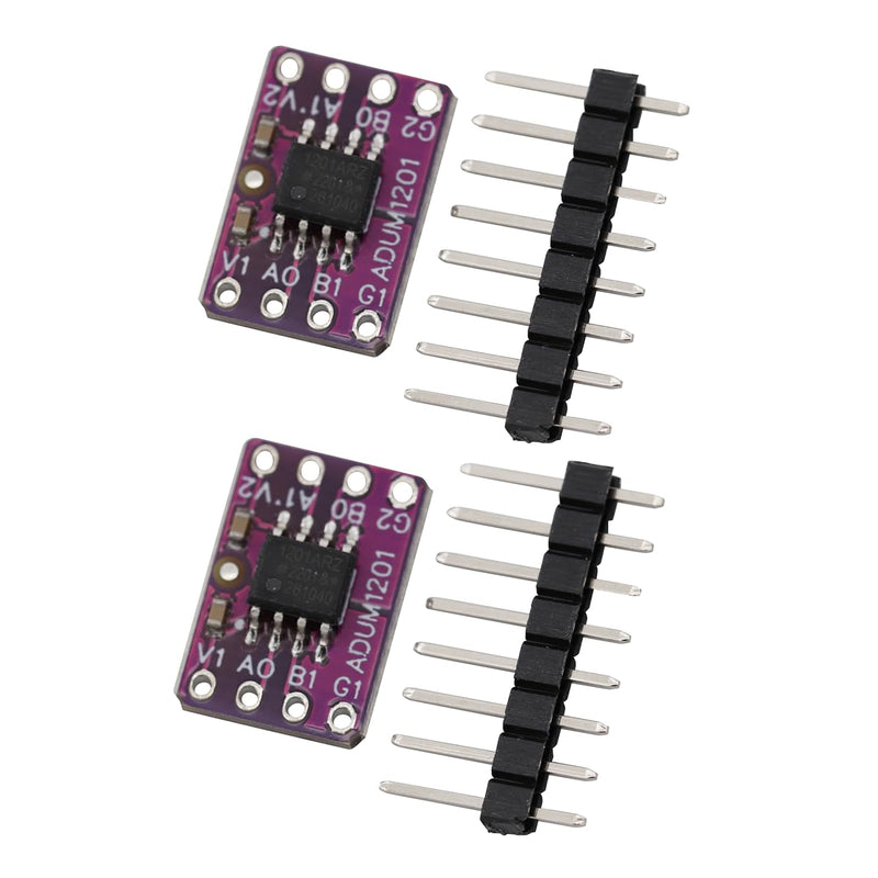 2 x MCU1201 ADUM-1201 magnetic insulator instead of optocoupler