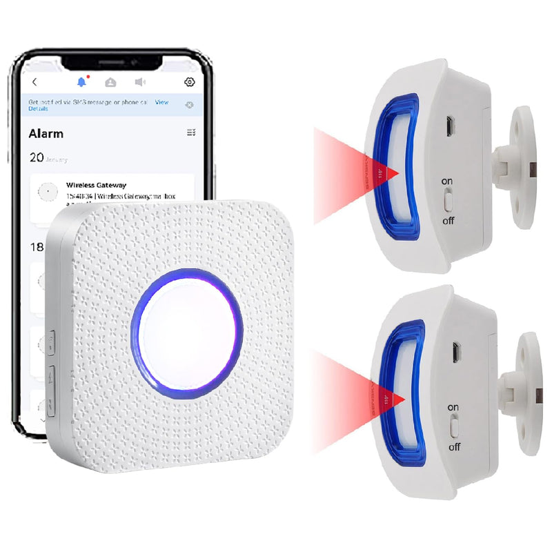 [Australia - AusPower] - WiFi Smart Bed Sensor Alarm and Fall Prevention for Elderly/Adults/Seniors, Dementia,Wireless Caregiver Motion Sensor Alarm with App (only Supports 2.4GHz WiFi) 