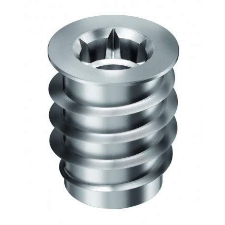 Generic RAMPA threaded steel nut insert with 5/16-18 internal thread, 14mm diameter and 18mm length