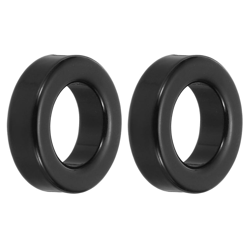 [Australia - AusPower] - uxcell 2Pcs Toroid Core, 23x36x13mm Iron Ferrite Chokes Ring Power Toroidal Transformer to Stabilize Signal Transmission Resist Electromagnetic Interference, Black 