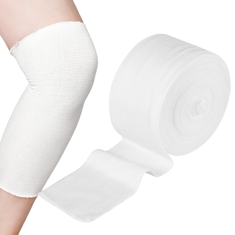 [Australia - AusPower] - Tubular Elastic Bandage Size D Stockinette Tubing Reusable Elastic Bandage Sleeve Compression Wraps for Arms Lower Legs 3" x 8.74 yd 