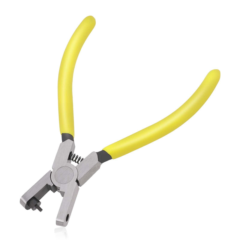 [Australia - AusPower] - Watch Band Leather Hole Punch Plier Universal 2.0mm Shoe Strap Hole Puncher Wrist Belt Punch Hole Tool Puncher Pliers Repair Tools Suitable for Belts, Shoes, Fabric, DIY Crafts Projects, Dog Collars 
