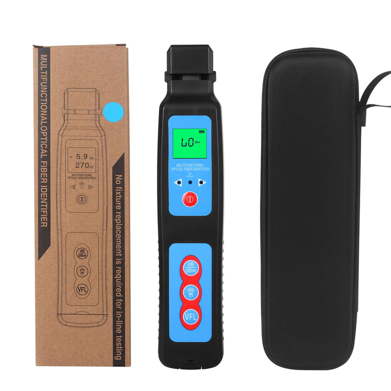 [Australia - AusPower] - Live Fiber Optic identifier 800~1700nm Built in 10Km Visual Fault Locator & LED, Fiber Traffic Identifier SM/MM 