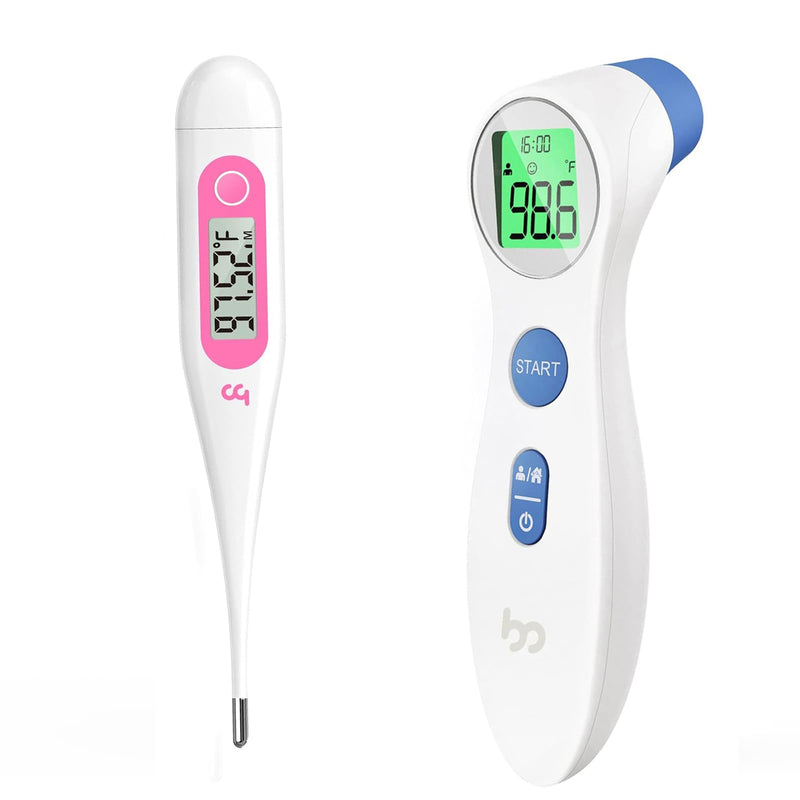 [Australia - AusPower] - Forehead Thermometer and Oral Basal Body Thermometer 