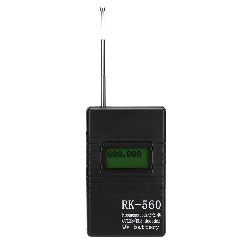 [Australia - AusPower] - Frequency Counter Meter, Portable Handheld Radio Frequency Testing, 50MHz-2.4GHz with Antenna, for DCS, CTCSS Testing 
