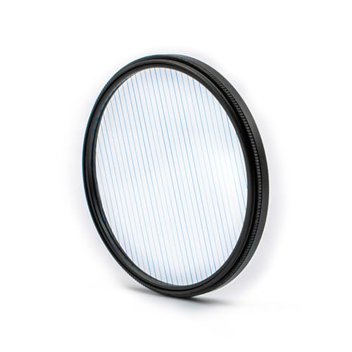 Photography Camera 67mm Rainbow Glare Widescreen Film Special Effects Filter Lens Accessories Blue Brushed Flare Filter