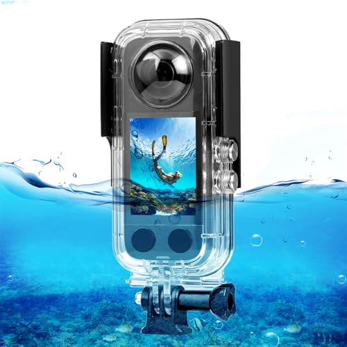 PULUZ 30m/98ft Dive Housing Case for Insta360 x3 Accessories Underwater Housing Cover Protective Case PC Shell, Underwater Photography Cameras for Insta360 x3 Waterproof