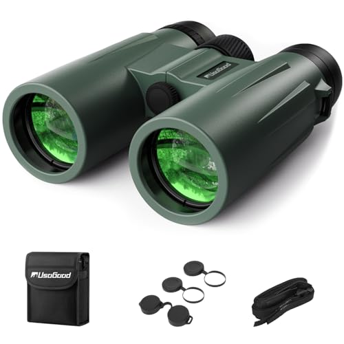 Usogood 12x42 Binoculars for Adults High Powered, BAK4 Prism & FMC Lens,