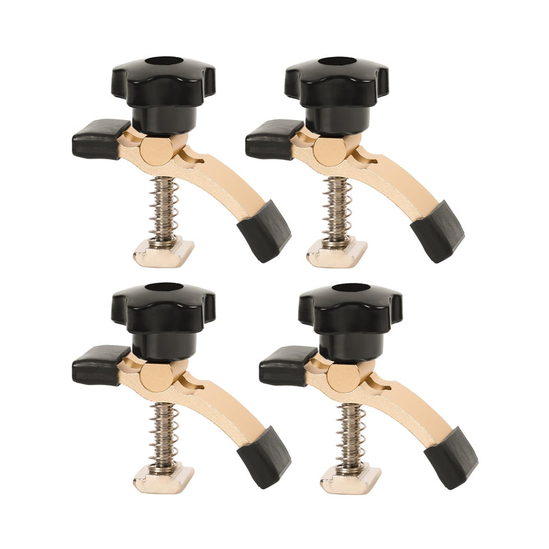 [Australia - AusPower] - LUNYEE 4PCS Mini Hold Down Clamp Kit, CNC Router Clamp for Woodworking and Metalworking, Compatible with 3018 CNC Router Machine, 3018 Pro Max/ 3018-Pro Ultra, 2.5’’Lx 0.8’’Wx 2.4’’H 