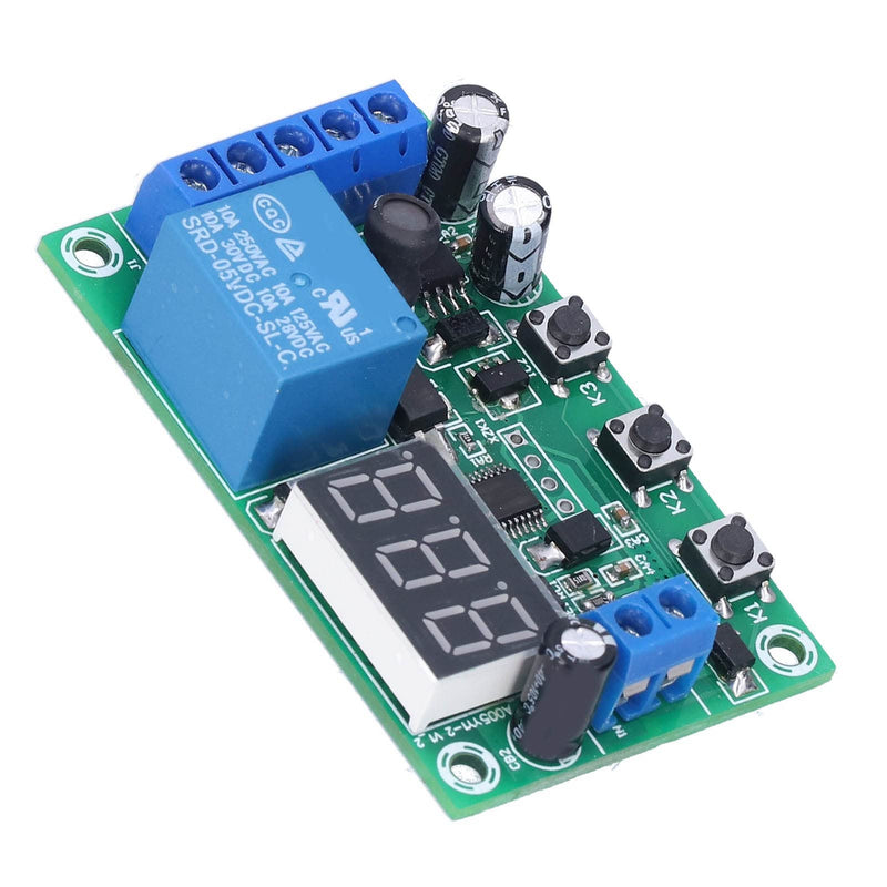 [Australia - AusPower] - DC Current Detection Module Relay Switch Sensor Digital Display Motor Controller Digital Display with Error Calibration Function 12V 