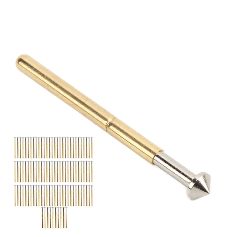[Australia - AusPower] - 100 Pcs P156‑E Spring Pressure Test Probes Tapered Head Type 2.36mm Diameter Pogo Pin Test Tools PCB Testing Pin 