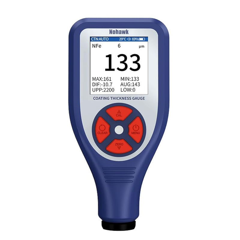 [Australia - AusPower] - Coating Thickness Gauge Digital Paint Meter Best for Car Depth Thickness Measurement Tester 