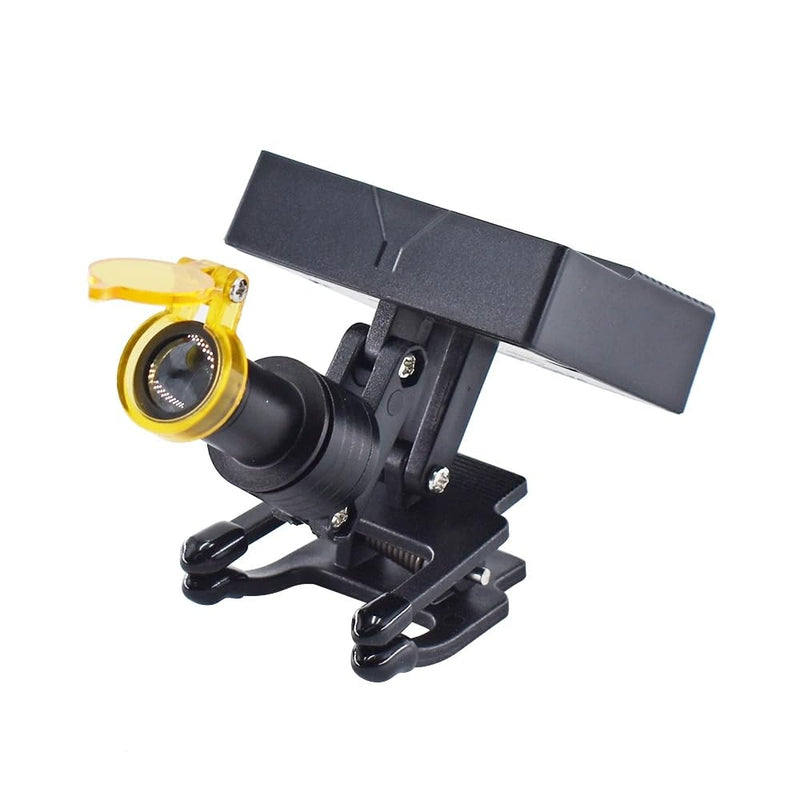 [Australia - AusPower] - Lightweight Dental Headlight Portable Medical Spotlight with Optical Filter for Binocular Loupes Lab Magnifier Eyeglass Frame 5W Wireless 