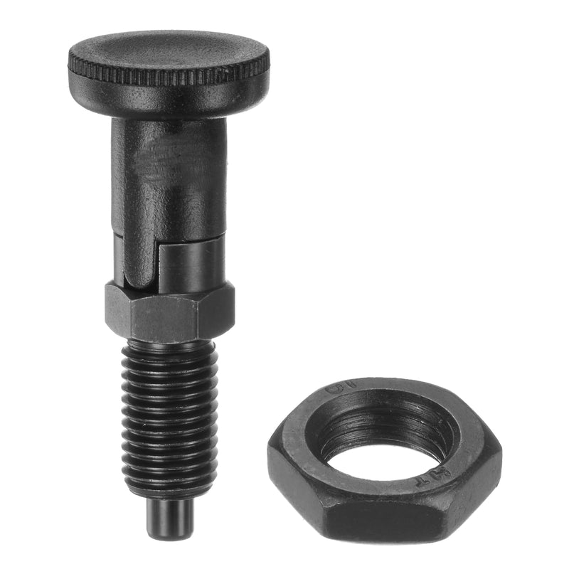 [Australia - AusPower] - Push Fit Ball Nose Spring Plunger M12x1.5 Thread Length 0.79" Pin Dia.6mm Carbon Steel Self-Locking Plunger Retractable Index Plunger for Industrial Equipment 