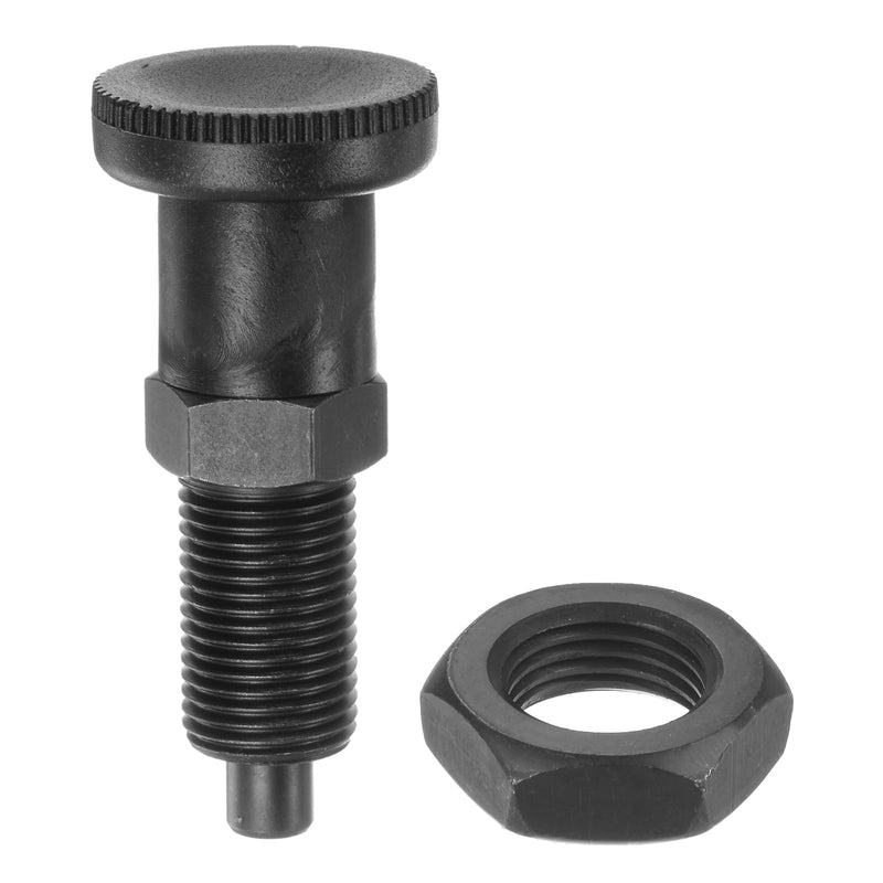 [Australia - AusPower] - HARFINGTON Push Fit Ball Nose Spring Plunger M16x1.5 Thread Length 1.02" Pin Dia.8mm Carbon Steel Return Knob Plunger Non-Locking Retractable Index Plunger for Industrial Equipment 