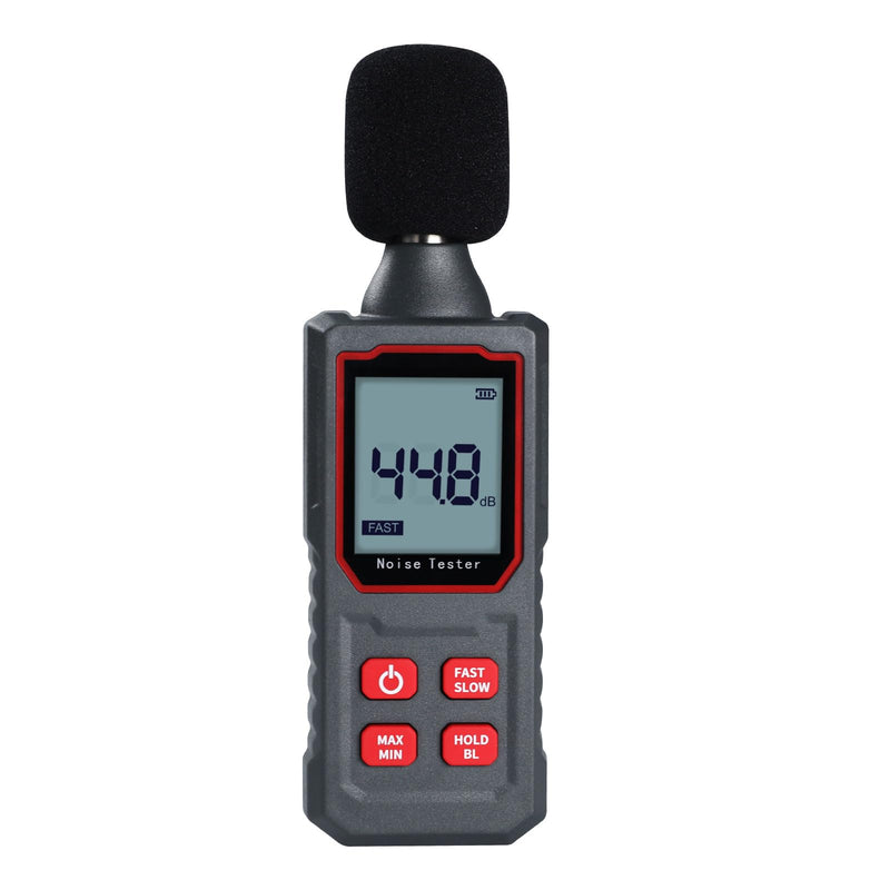 [Australia - AusPower] - Decibel Meter Sound Level Reader 30-130dB Handheld Sound Level Meter SPL Meter with Capacitive Microphone Sensor HD Backlight Display Portable db Meter Decibel Monitoring Tester 