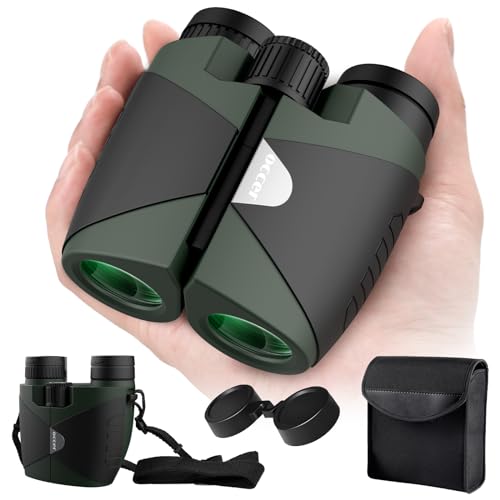Occer 15x30 Binoculars for Adults Kids Easy Focus for Bird Watching Green