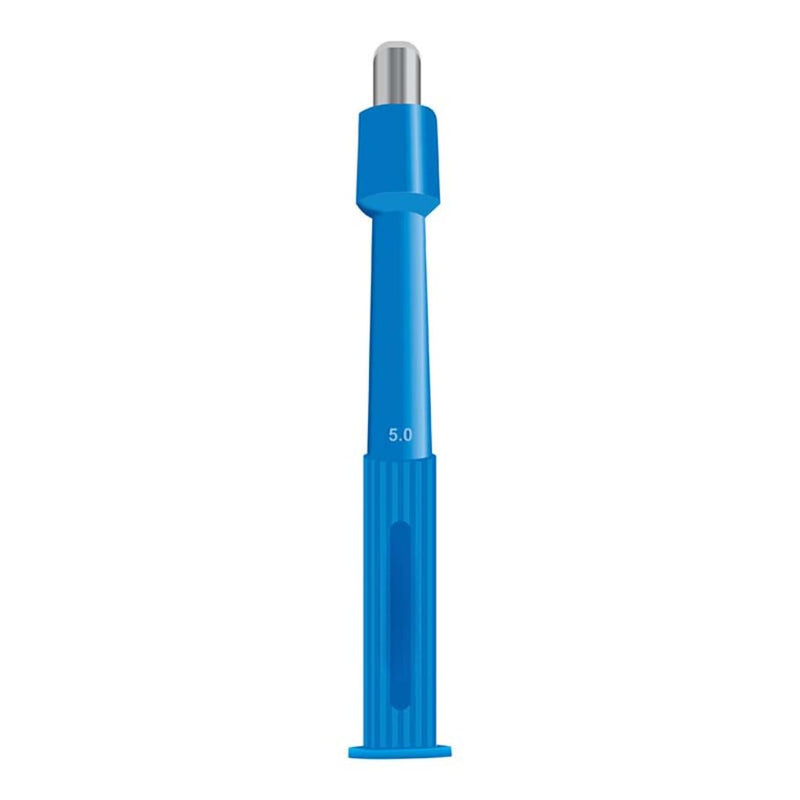 [Australia - AusPower] - Krystal Disposable Punch Biopsy with Protective Cap, 5.0mm, Sterile, Single Punch Blade, for Medical use, Jewelry Piercing, Indivdually Packed (Box of 25) BP05 