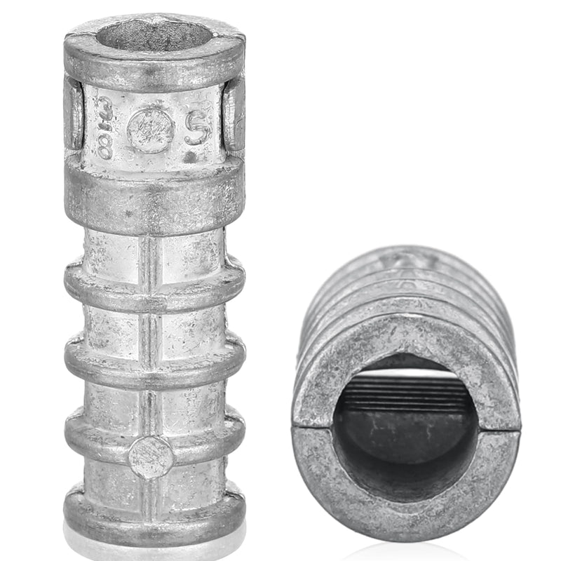 [Australia - AusPower] - 25 Pcs 3/8 x 1-3/4" Lag Shield Concrete Anchors Short Lag Screw Cinder Block Masonry Anchors Hole, Zinc Alloy 