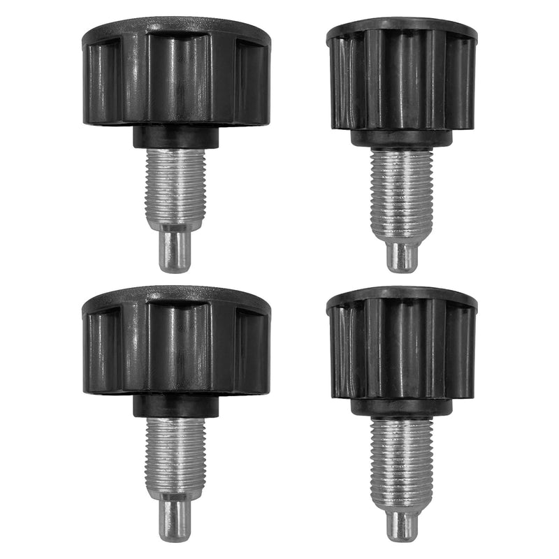 [Australia - AusPower] - 4 Pcs Pop Pull Pin Knob M16 Pull-up Spring Knob Adjustment, Exercise Bike Pin Knob Replacement Parts for Fitness Equipment Exercise Machines 