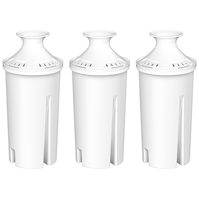 [Australia - AusPower] - 3-Pack Standard Water Filter Replacements for Brita® Water Pitchers and Dispensers, Certified to Reduce Chlorine and Bad Taste, BPA free 3 Filters 