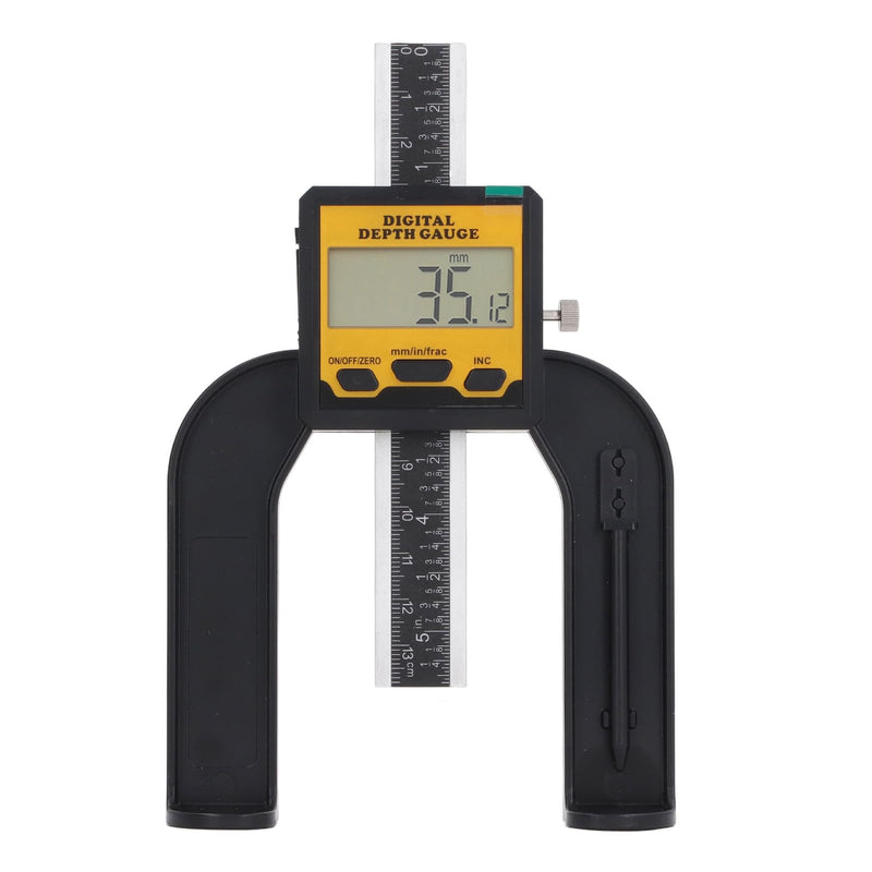 [Australia - AusPower] - Digital Height Gauge, 80mm Height Gauge Depth Gauge for Saw Table Thickness Gauge with Magnetic Feet for Woodworking Construction 