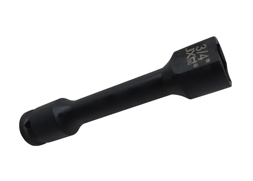 JXHONG 1/2-inch drive 3/4-inch socket for strut channel, 5-inch long drive socket set tool