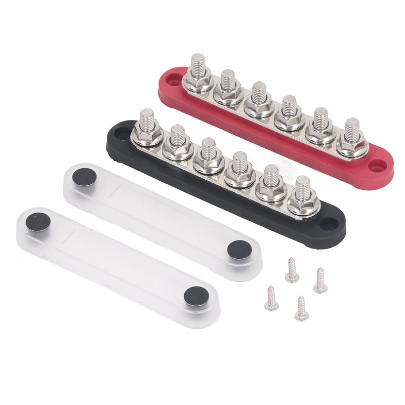 150A Bus Bar Terminal Block, 300VAC 48VDC Power Distribution, Stainless | Stainless steel and brass, nylon, 300VAC/48VDC, for automobiles and ships