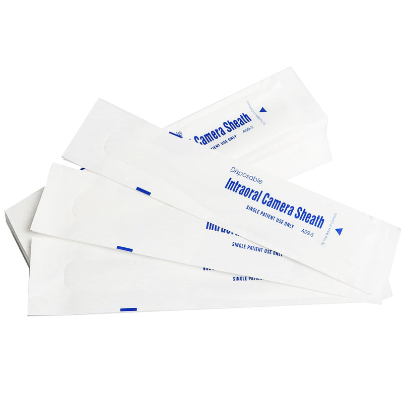 [Australia - AusPower] - Intraoral Camera Sheath with paper back, Dental Endoscope Cover, camera covers individual pack (compared to Tidi) for Kodak 1500 and more, 100 pcs/box 