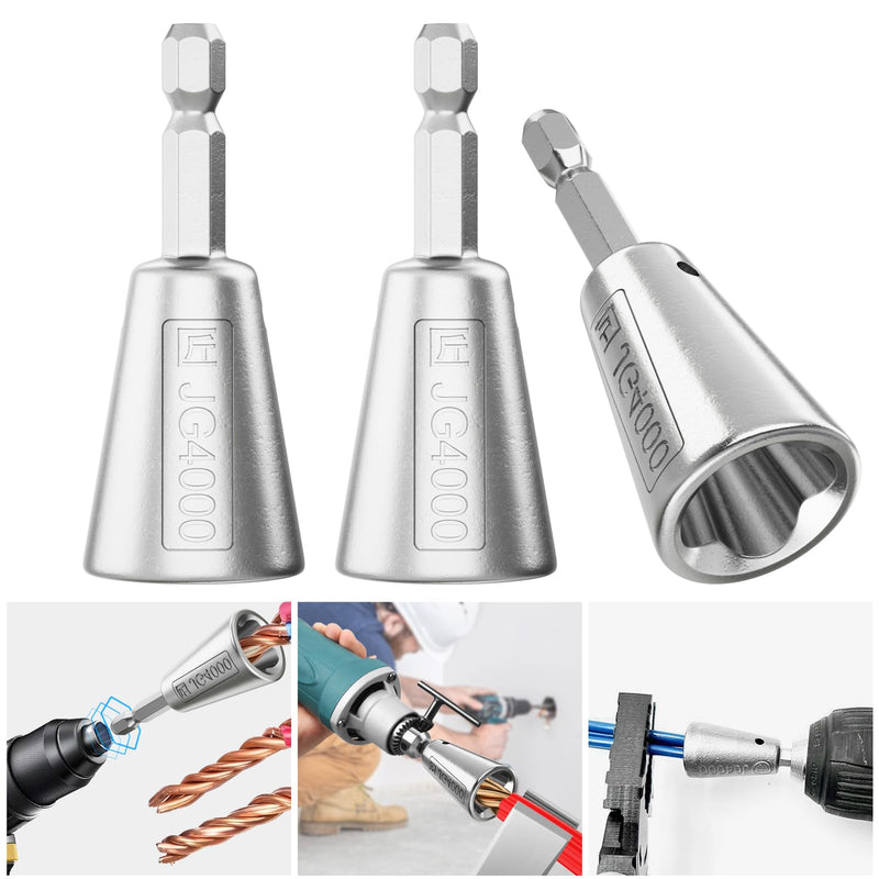 [Australia - AusPower] - Wire Twister Tool for Drill, Drill Wire Twister, Wire Twister Wire Connector Wire Twisting Tool, Wire Nut Twister for Electrical Power Drill (2) 2 