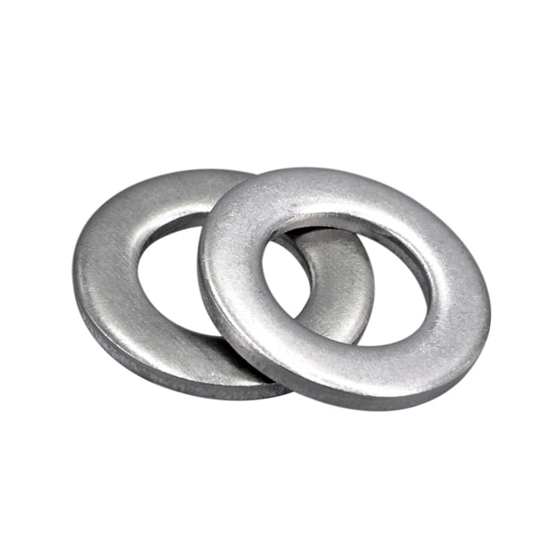 Beduan 3/8-inch ID x 3/4-inch OD stainless steel 304 flat washers, 150-piece set