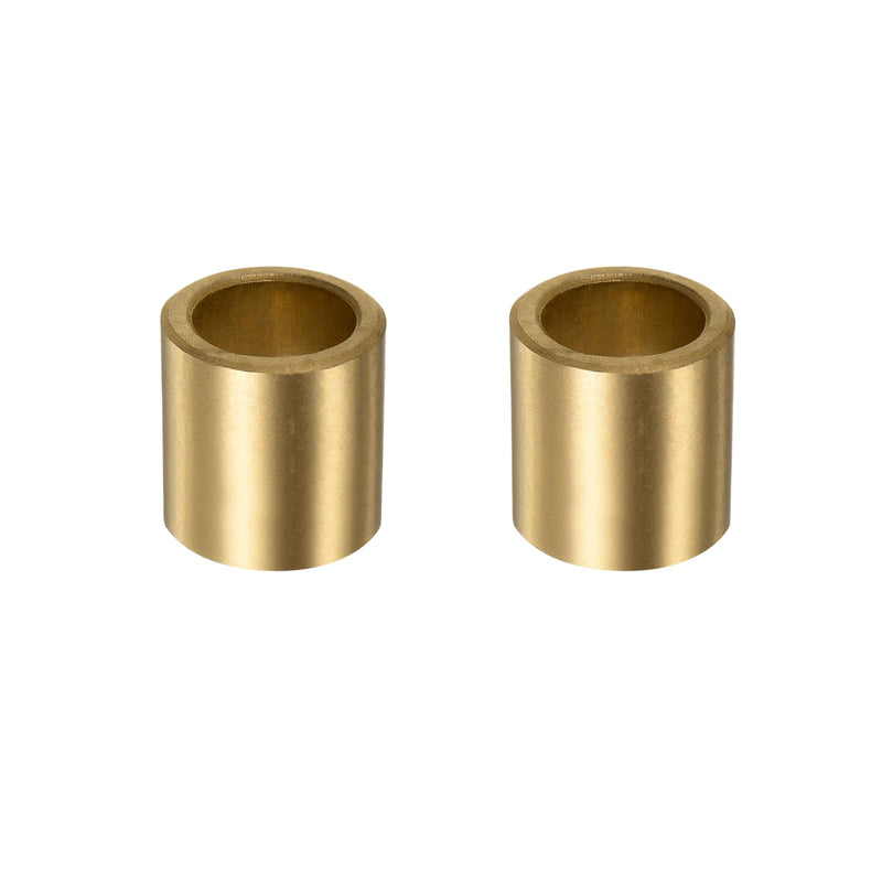 [Australia - AusPower] - uxcell 2pcs Sleeve (Plain) Bearings 16mm Bore x 22mm OD x 25mm Length, Self-Lubricating Sintered Bronze Bushings 2 