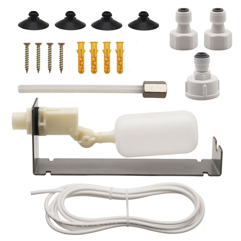 [Australia - AusPower] - Water Fountain Auto Fill System,Auto Water Leveler Float Valve Kit with Adjustable Arm for Outdoor Fountains,Ponds,Garden, Water Tank 
