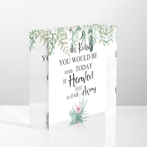 Acrylic Table Decor, 4x4 Inch Clear Acrylic Desk Decoration, Inspirational Gifts for Mother’s Day, Father's Day, Birthday, Home Office Decor Motivational letters