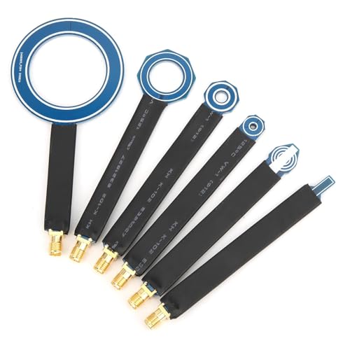 6-Piece Near Field Magnetic Field Probe Set, Near Field Probe EMI Radiation Magnetic Circuit Board Radiation Antenna SMA Conductor Radiation Board Radiation Antenna EMI Tester