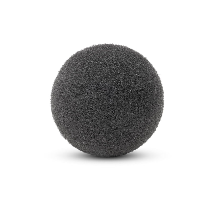 Professional wind protection sponge for sound level meters, wind protection sponge, diameter approx. 62 mm, inner hole 10 mm, optimal protection for precise audio measurements
