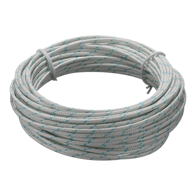 [Australia - AusPower] - MECCANIXITY AWG 24 K-Type 2x0.3 Thermocouple Wire Braided Fiberglass Insulation Up to 480°C/896°F 33 Ft for Thermocouple Probe Temperature Sensor 