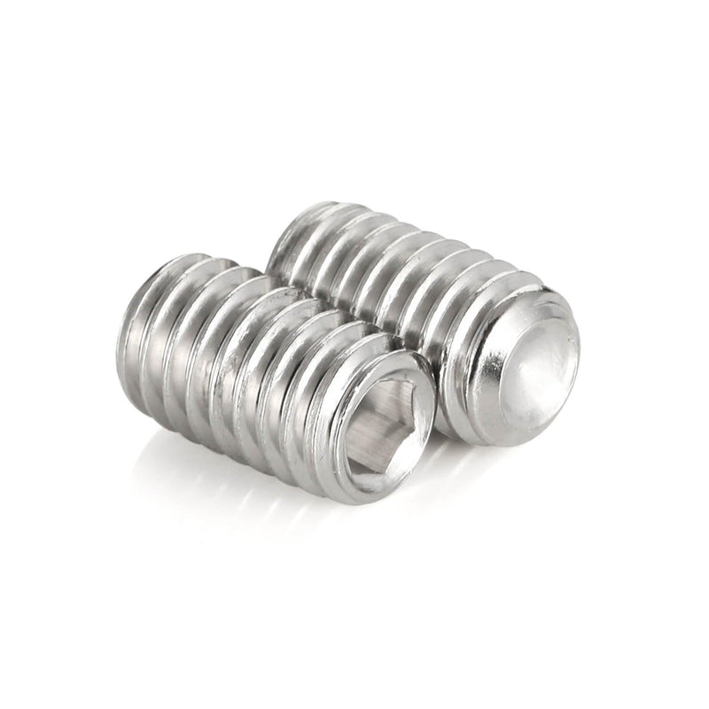 [Australia - AusPower] - #10-24 x 3/8" Set Screws, Internal Hex Head Allen Drive Cup Point Screws with Hex Key Wrench, 304 Stainless Steel, 50 PCS #10-24 x 3/8" 
