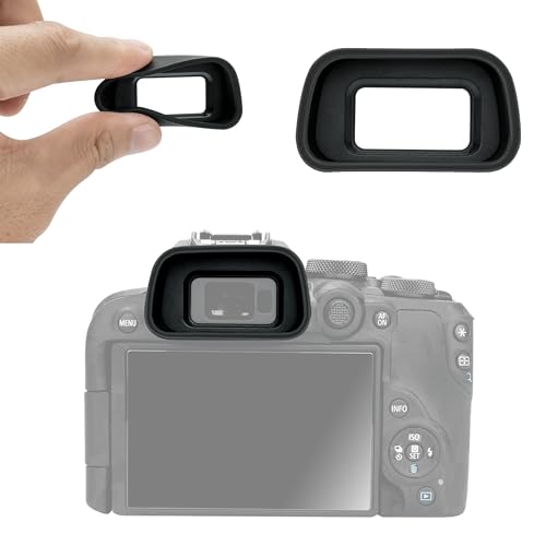 Kiwifotos Long Soft Eyecup Eyepiece Viewfinder for Canon EOS R10 Camera For Canon R10 Camera