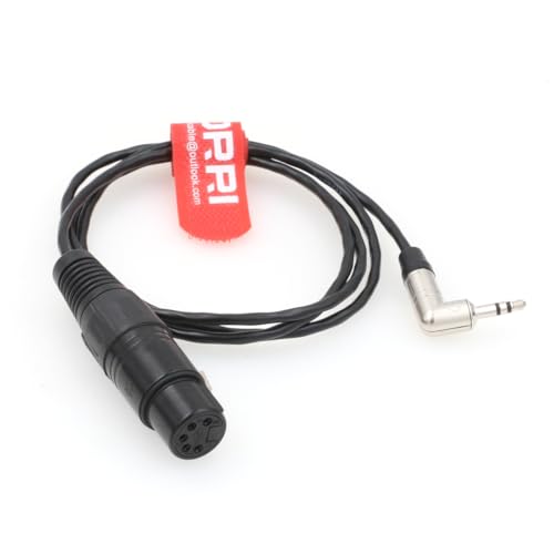 XLR 5 pin Female to 1/8" (3.5mm) Microphone Cable for Sony PCM-D50