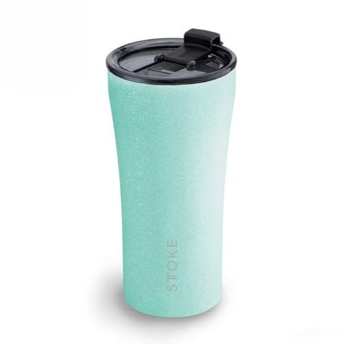 Sttoke Leakproof Lid Shatterproof Tumbler, Unicorn Blue, 6.9-inch Height, 16 oz.
