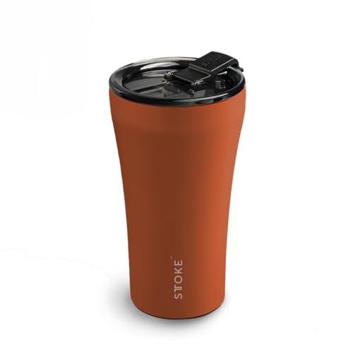 Sttoke Leakproof Lid Shatterproof Tumbler, Desert Sunburst, 6.1-inch Height, 12 oz.