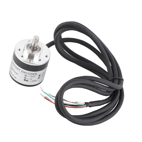 Optical Absolute Encoder Sensor 10 x 8 x 7 600p R Magnetoelectric Incremental Encoder 5V 24V AB 2 Phase Wave 6 mm Delivers Optical Encoder Disc