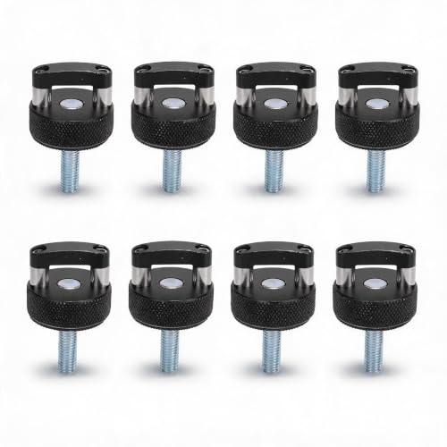 Zunate M8 1.25 black quick removal thumb screws for Bronco hard top