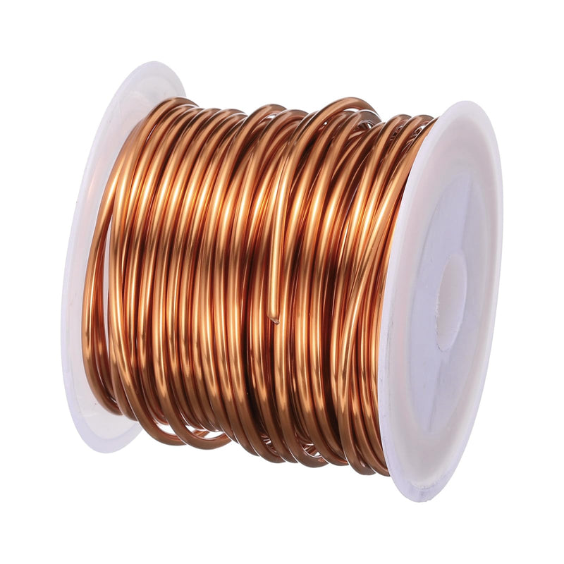 MECCANIXITY 1.5mm Magnet Wire 20ft Enameled Copper Wire Enameled Magnet Winding Wire Coil 100g 155C for Transformers Inductors