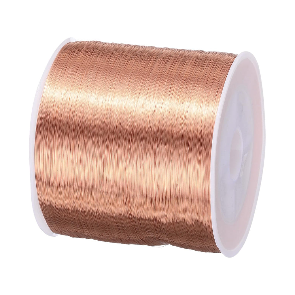 MECCANIXITY 0.1mm Magnet Wire 8530ft Enameled Copper Wire Enameled Magnet Winding Wire Coil 200g 155C for Transformers Inductors