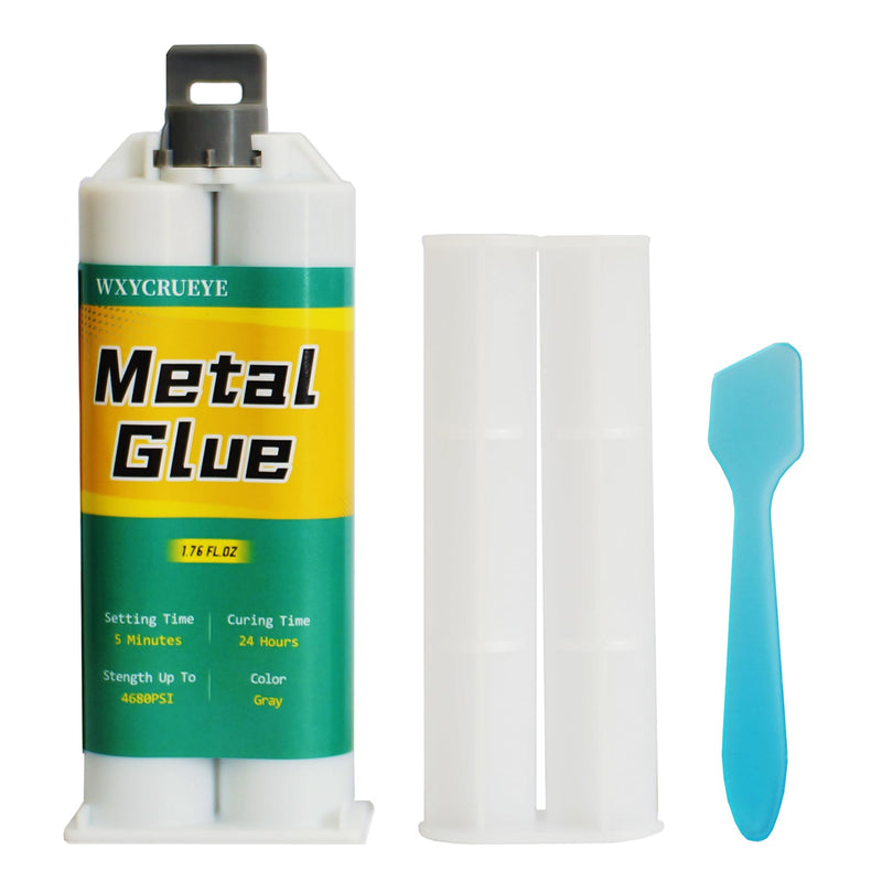 [Australia - AusPower] - Metal Glue, 1.76oz Epoxy Welding for Metal, High Strength Bonds Metal to Metal, Weld Metal Repair Glue for Metal Plastic Steel Ceramics Fiberglass Car Automotive for Body Filler Putty, adhesives Metal Glue 1 PCS 